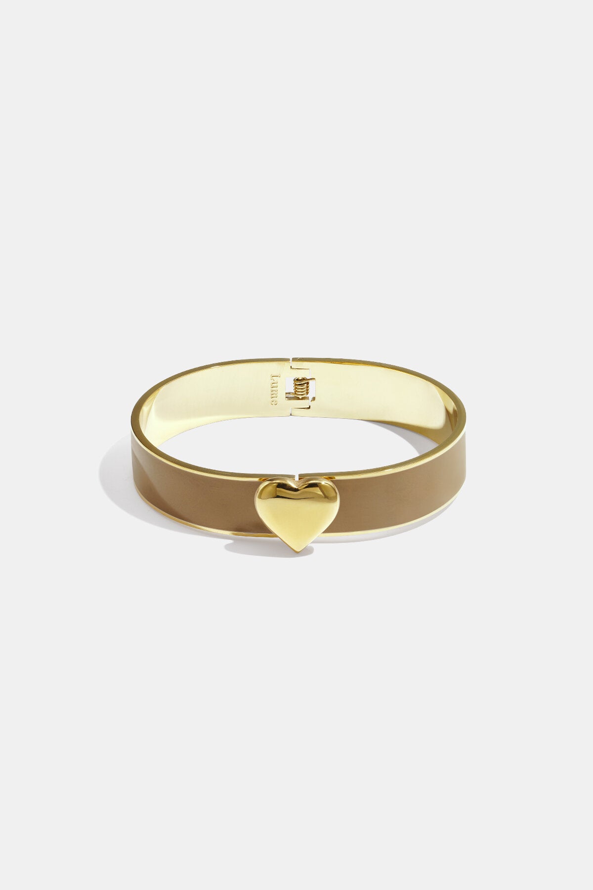 Bracciale in vari colori con dettaglio cuore - 1,3 cm