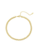 Cavigliera foglie Gold Stainless Steel
