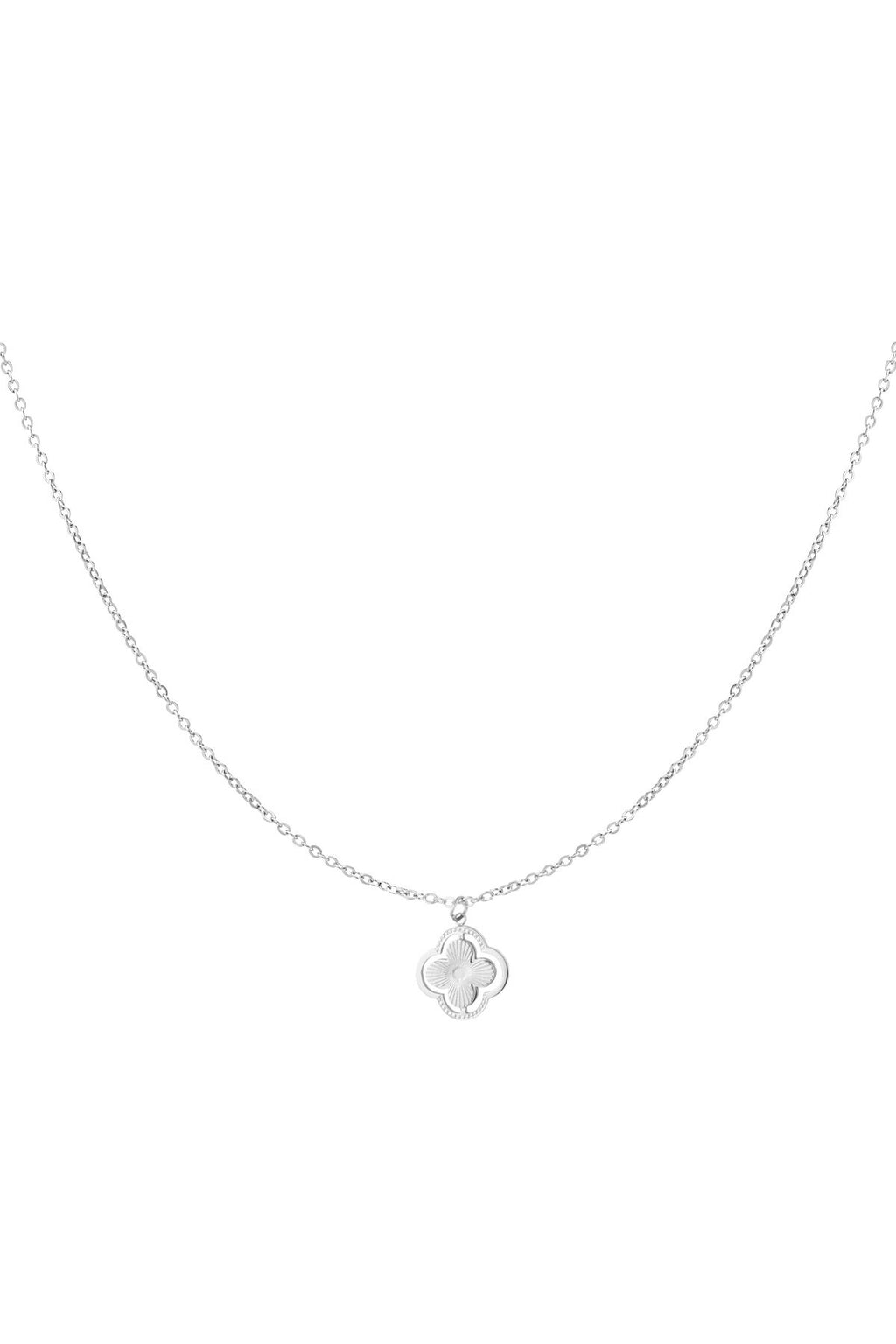collana con doppio trifoglio