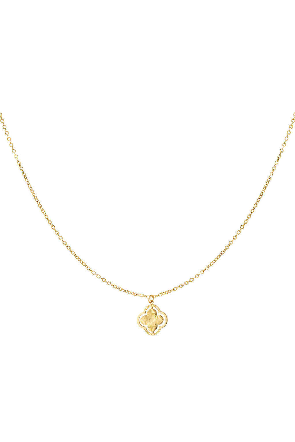 collana con doppio trifoglio