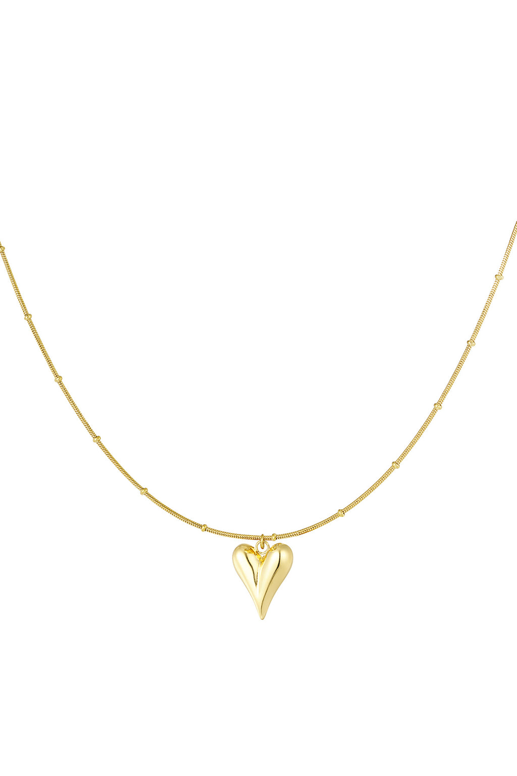 Collana a sfera con iconico cuore medio
