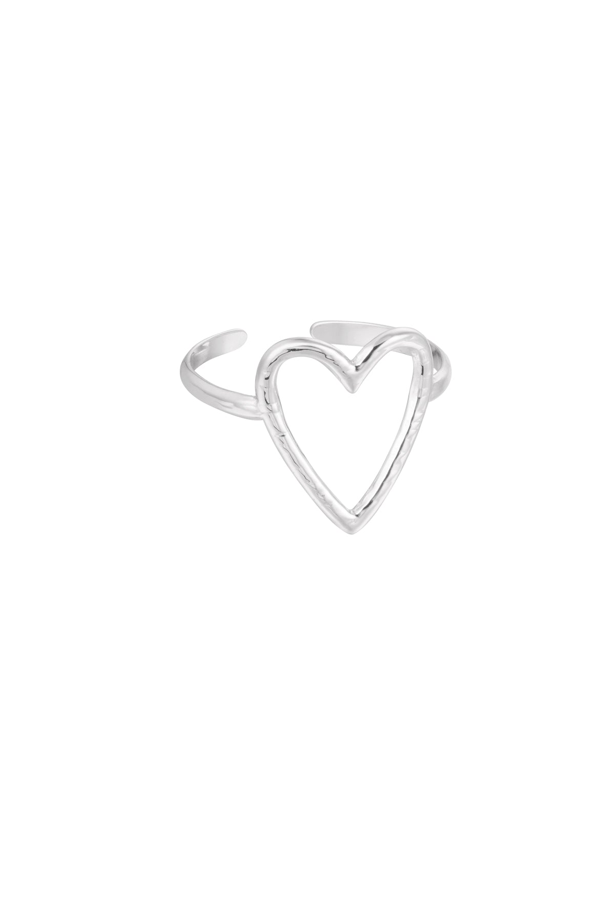 anello cuore grande