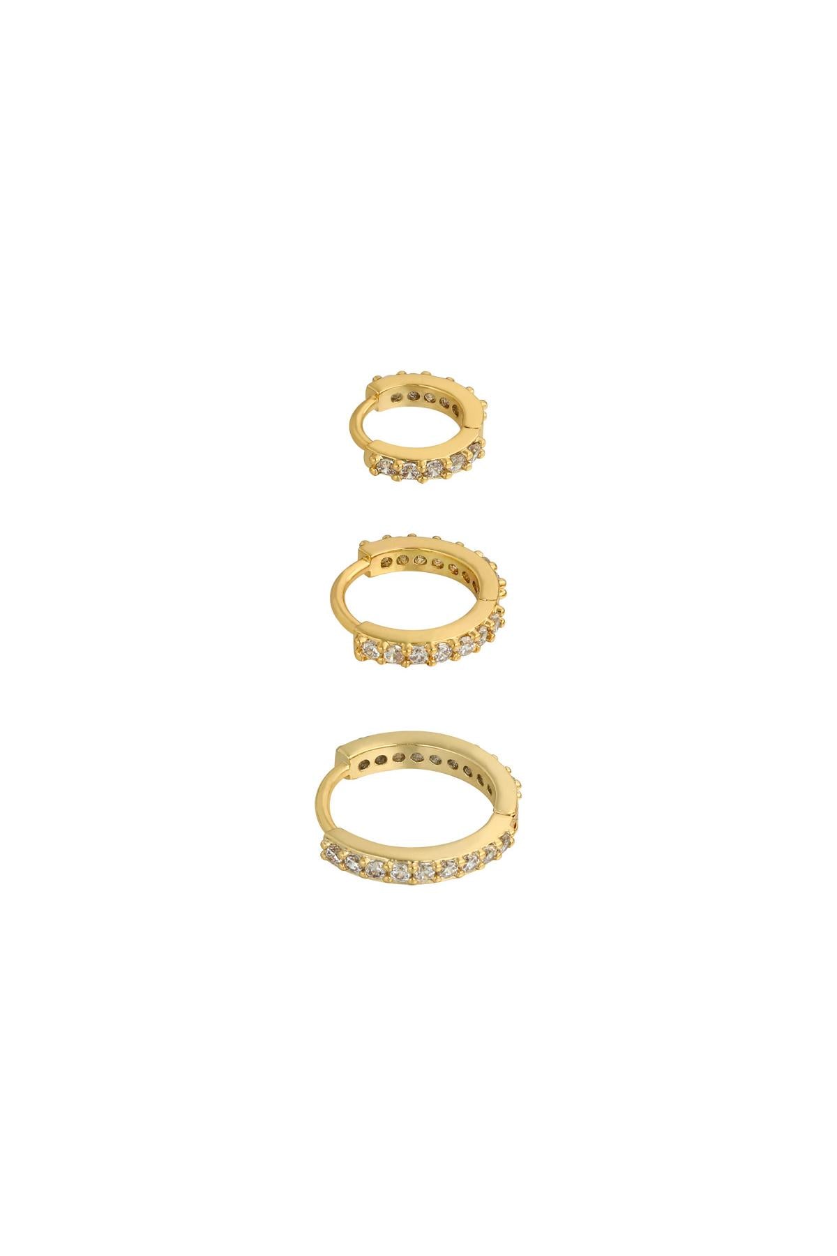 Orecchini Set di Cerchi in Rame