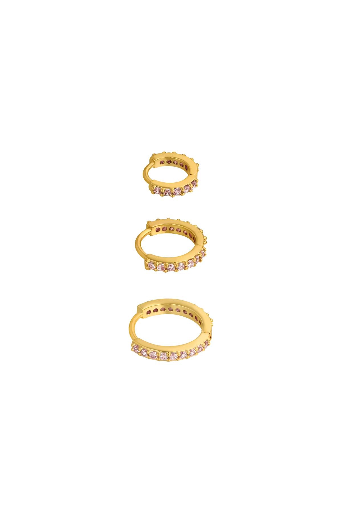 Orecchini Set di Cerchi in Rame