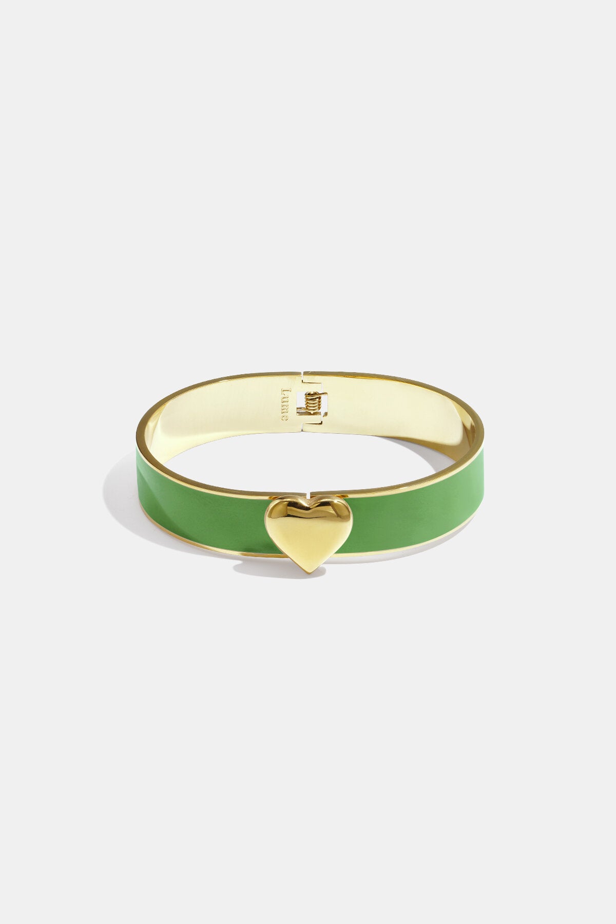 Bracciale in vari colori con dettaglio cuore - 1,3 cm
