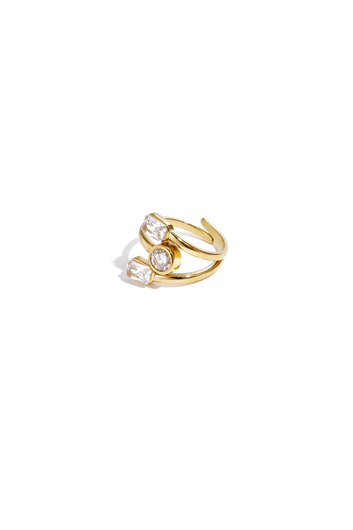 Anello con pietre diverse