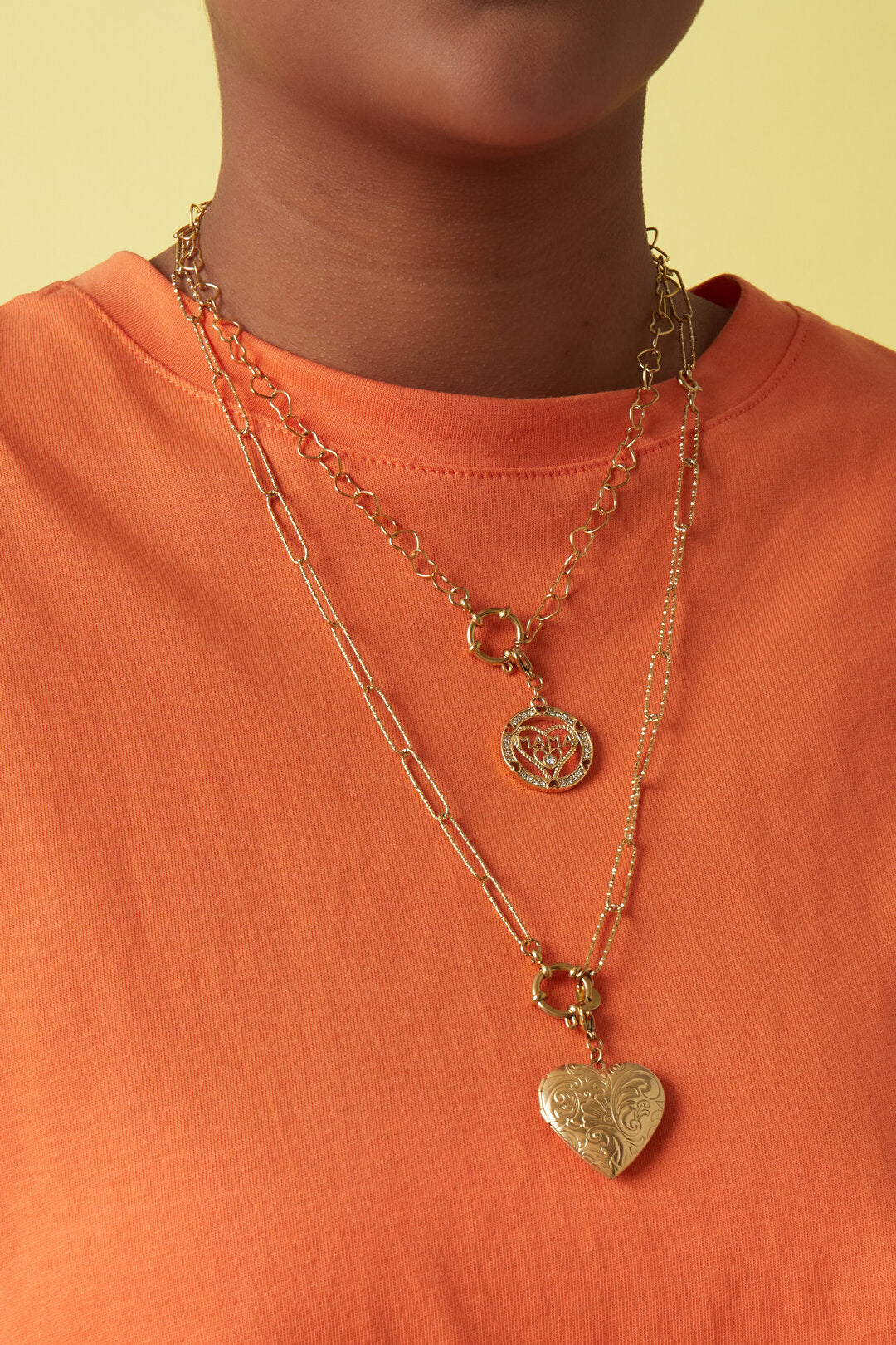 Jewelry charm heart pendant photo DIY