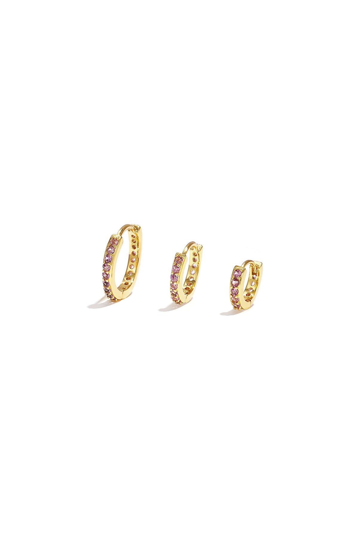 Orecchini Set di Cerchi in Rame