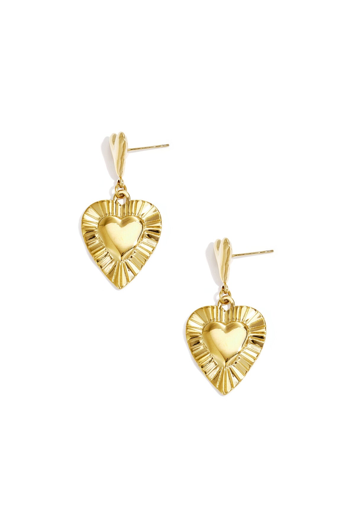 Orecchini con pendenti a forma di cuore